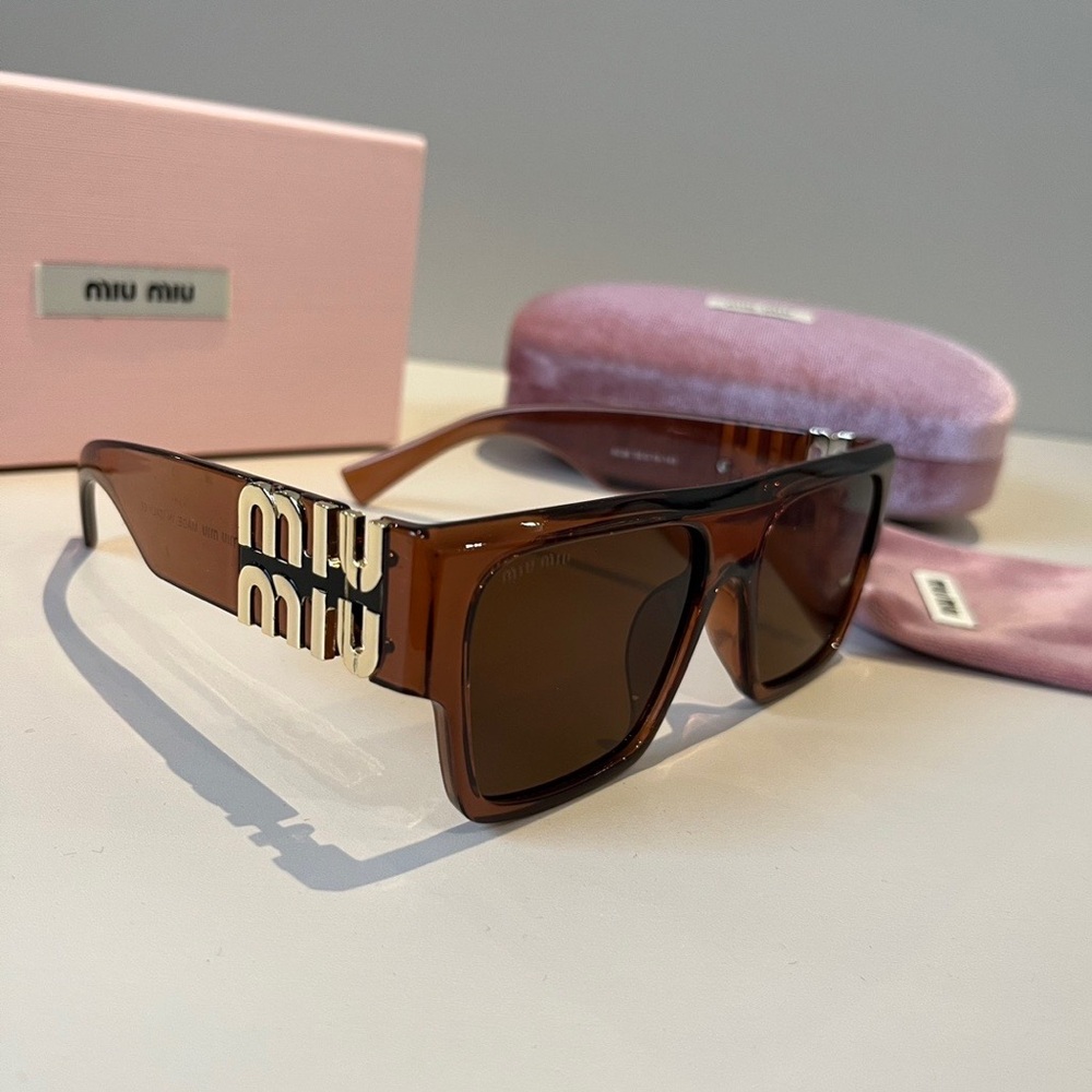 Miu Miu Brown Sunglasses